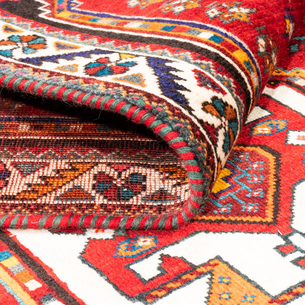 Loper Perzisch Tapijt - Nomadisch - 282 x 82 cm - rood