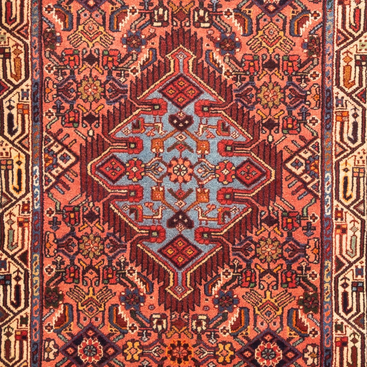 Loper Perzisch Tapijt - Nomadisch - 313 x 87 cm - rood