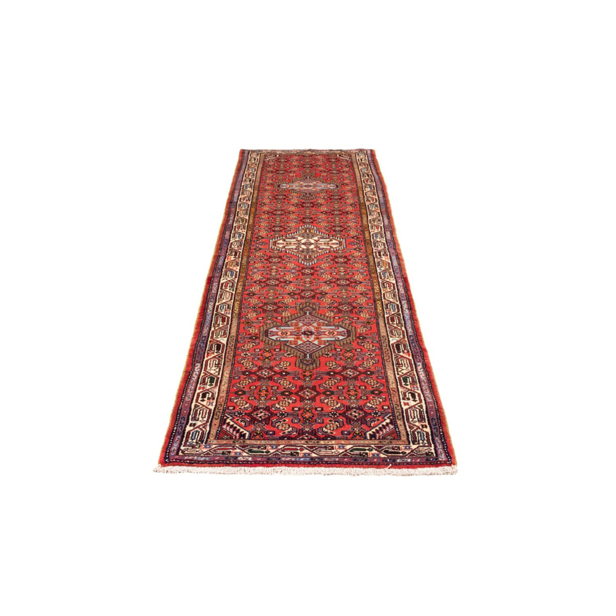 Loper Perzisch Tapijt - Nomadisch - 282 x 77 cm - rood