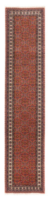 Loper Perzisch tapijt - Tabriz - 330 x 70 cm - rood