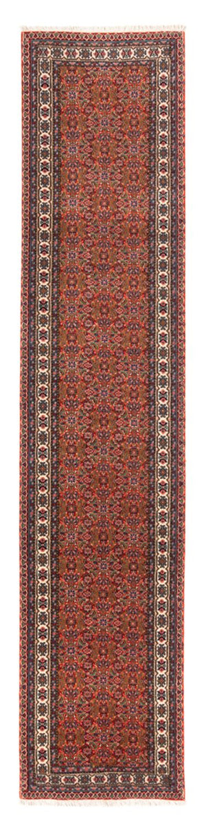 Loper Perzisch tapijt - Tabriz - 330 x 70 cm - rood
