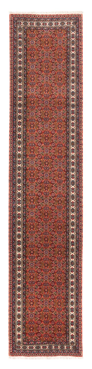 Loper Perzisch tapijt - Tabriz - 330 x 70 cm - rood