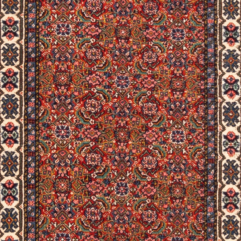 Loper Perzisch tapijt - Tabriz - 330 x 70 cm - rood