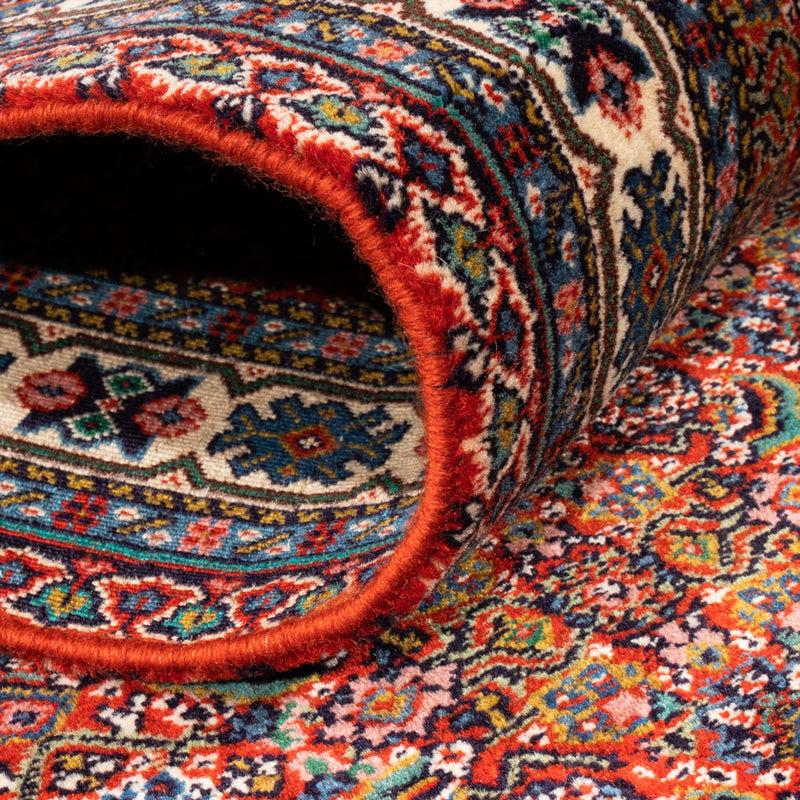 Loper Perzisch tapijt - Tabriz - 330 x 70 cm - rood