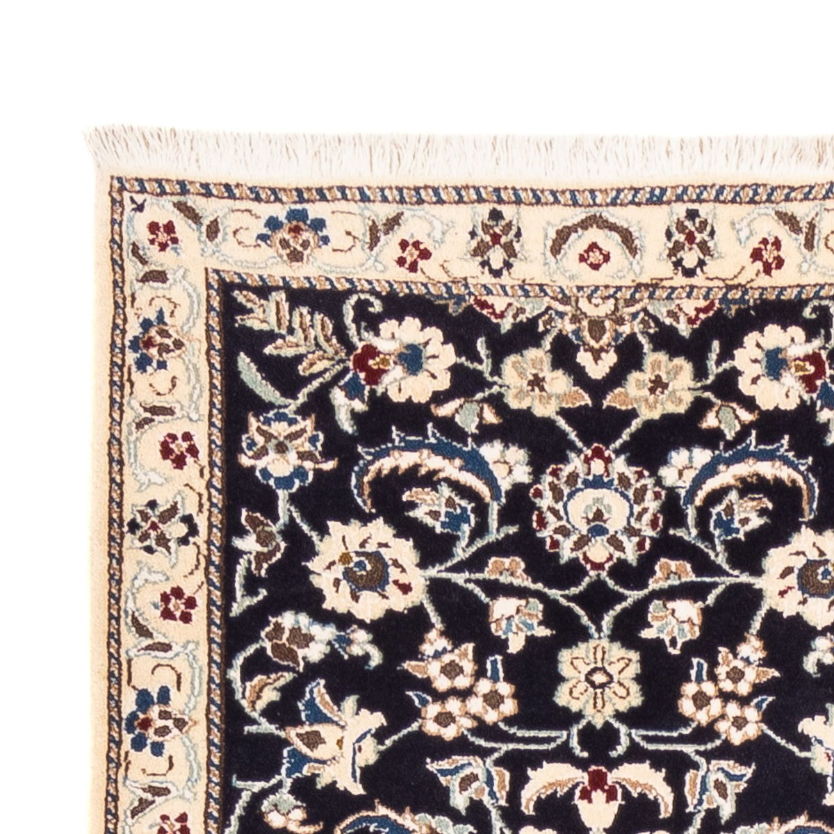 Loper Perzisch tapijt - Nain - 281 x 72 cm - donkerblauw