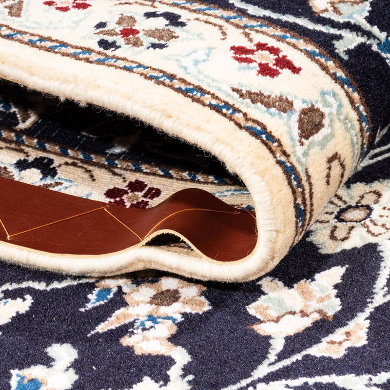 Loper Perzisch tapijt - Nain - 281 x 72 cm - donkerblauw