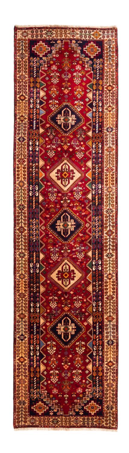 Loper Perzisch Tapijt - Nomadisch - 320 x 82 cm - rood