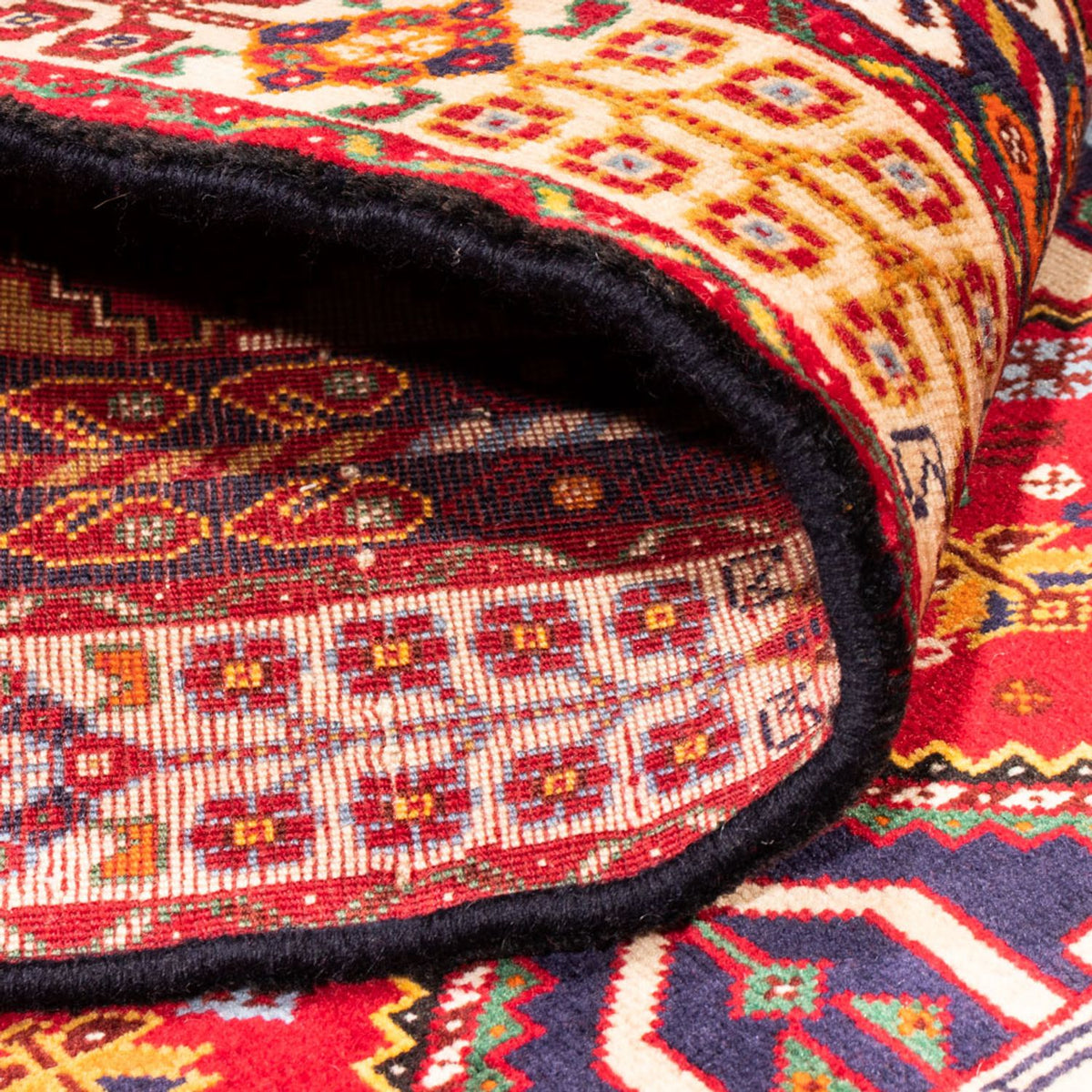 Loper Perzisch Tapijt - Nomadisch - 320 x 82 cm - rood