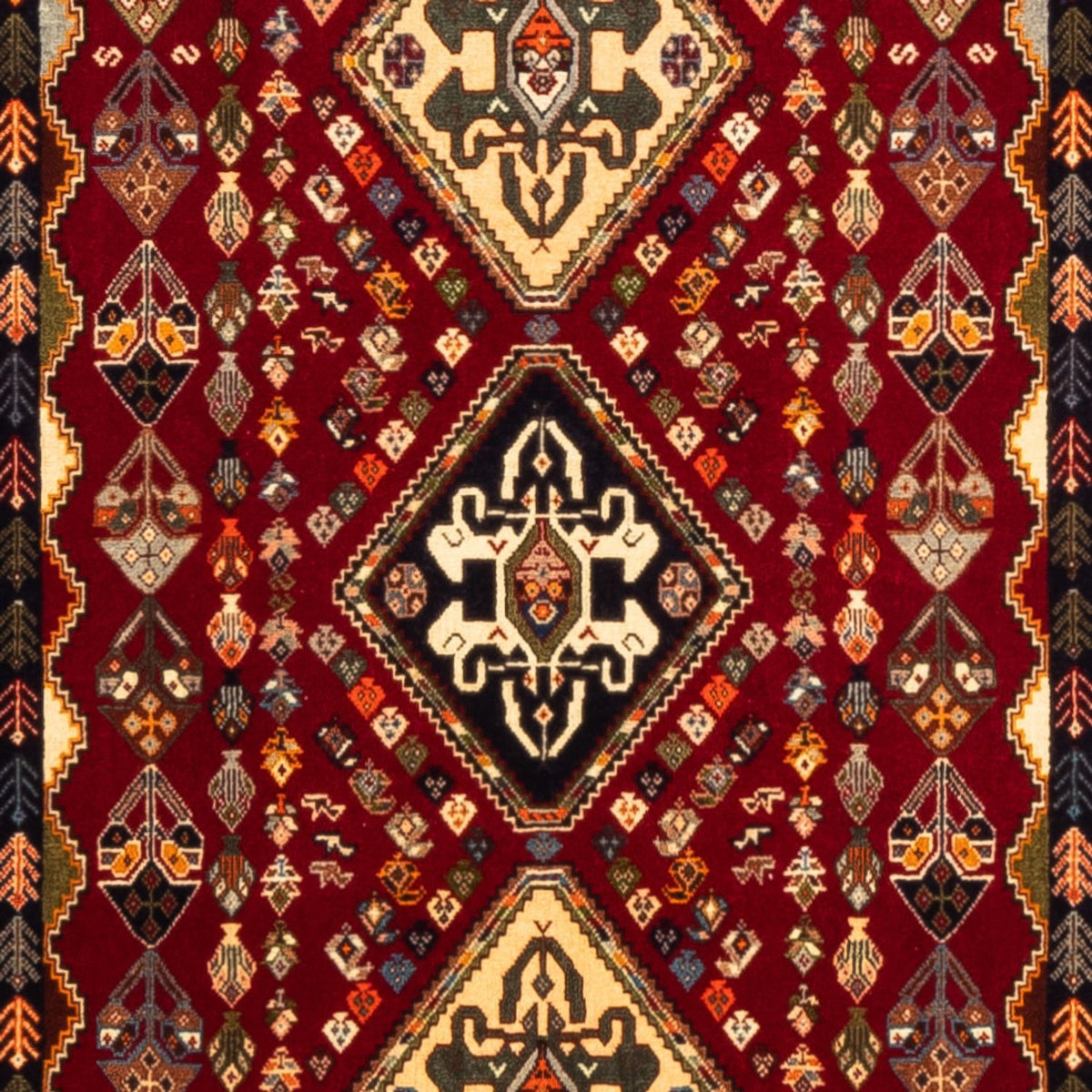 Loper Perzisch Tapijt - Nomadisch - 308 x 82 cm - rood