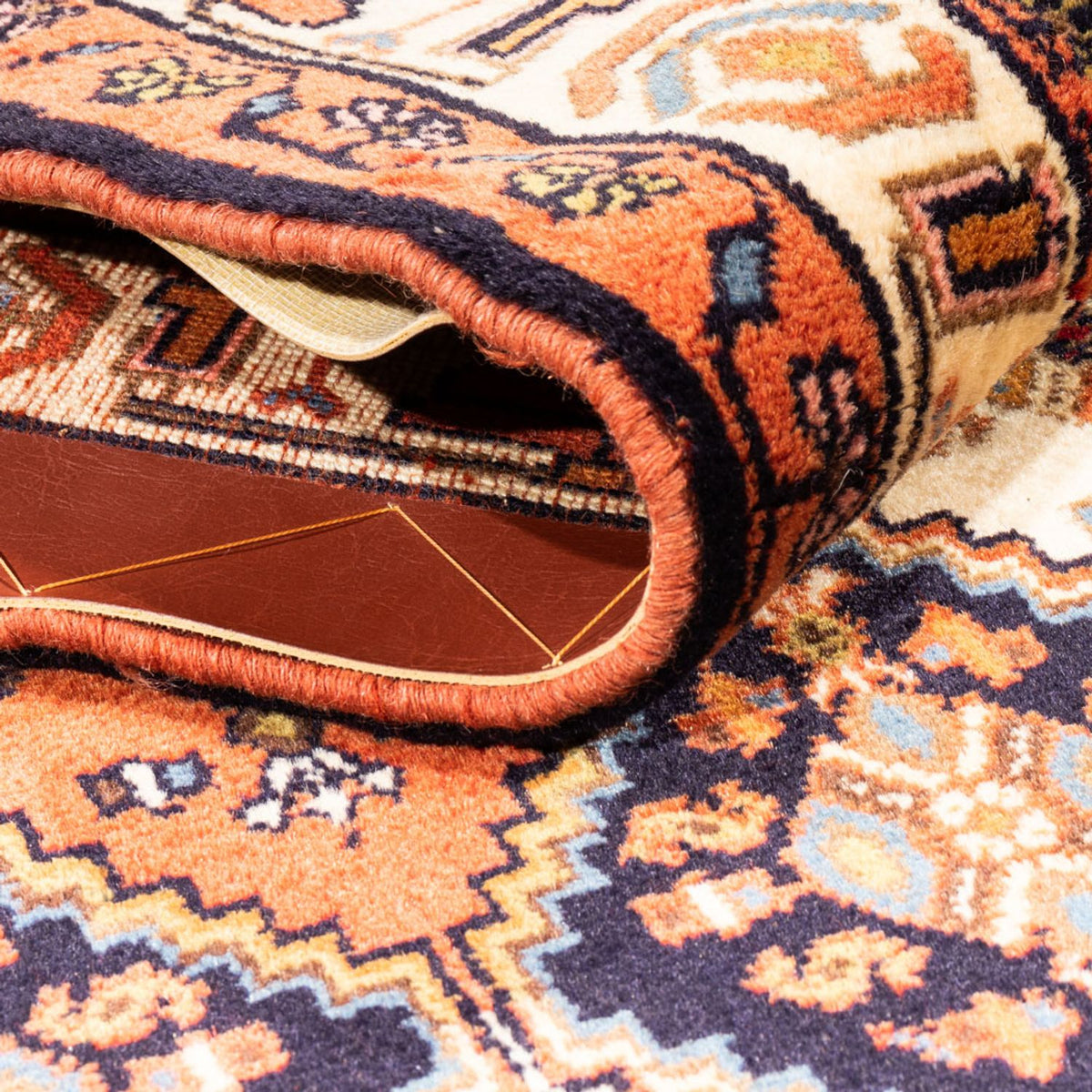 Loper Perzisch Tapijt - Nomadisch - 232 x 80 cm - donkerblauw