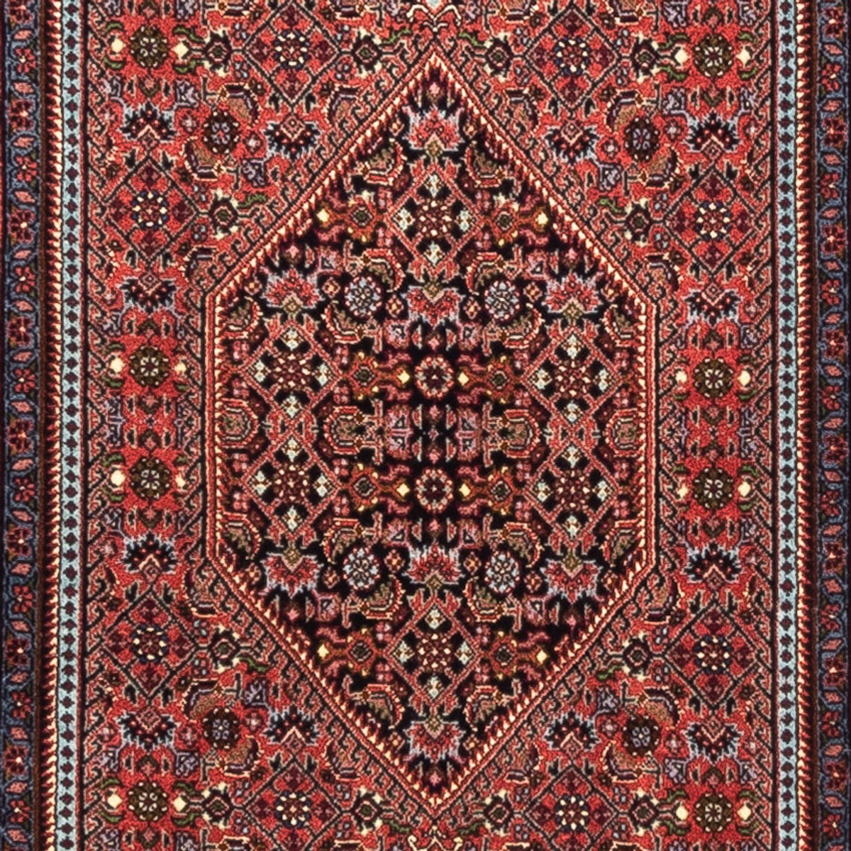 Loper Perzisch tapijt - Bijar - Koninklijk - 230 x 74 cm - rood