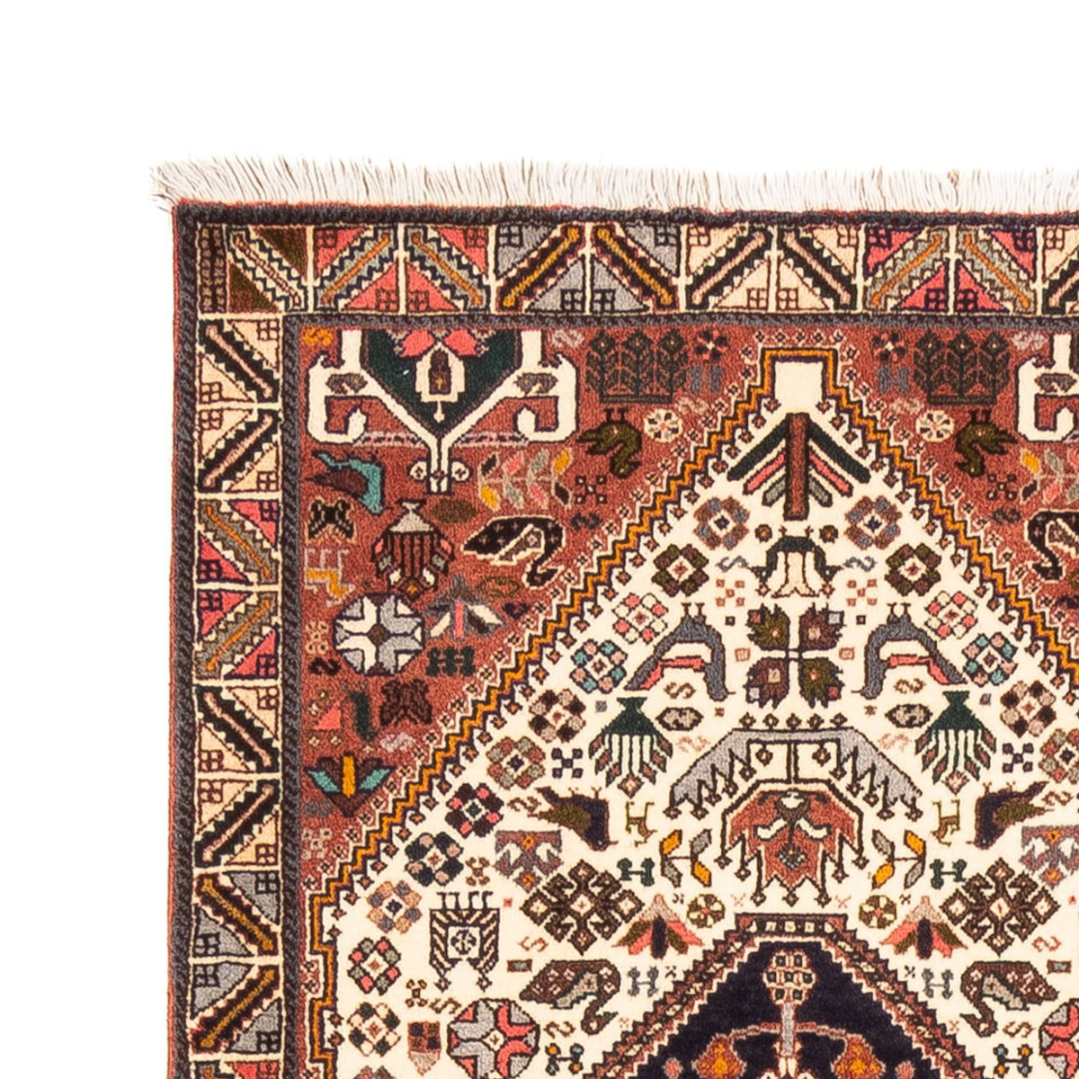 Loper Perzisch Tapijt - Nomadisch - 253 x 80 cm - crème