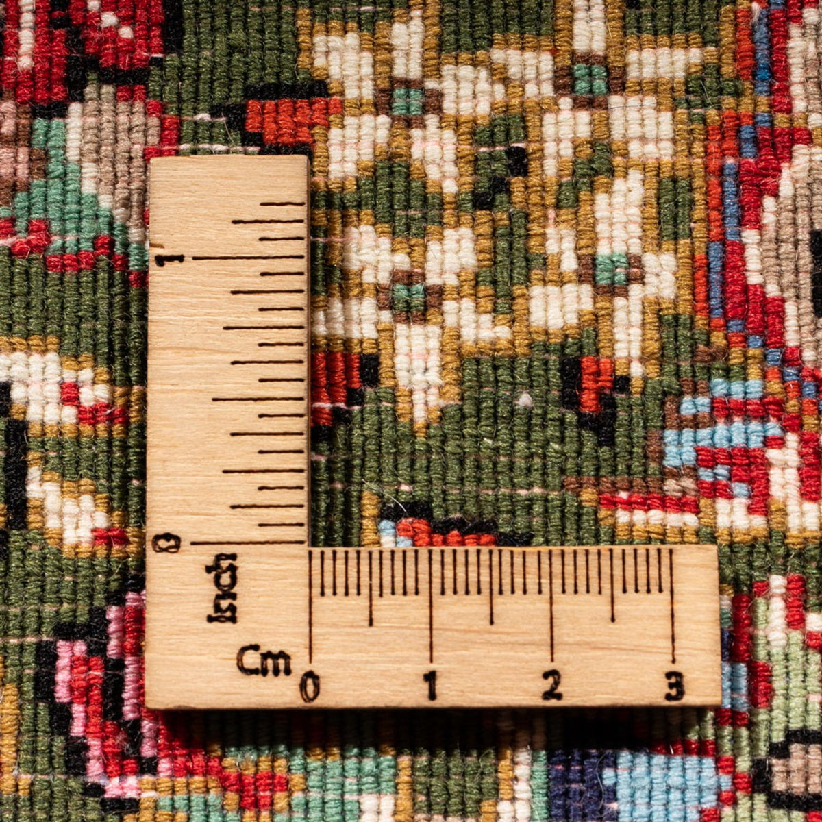 Loper Perzisch tapijt - Ghom - 295 x 80 cm - groen