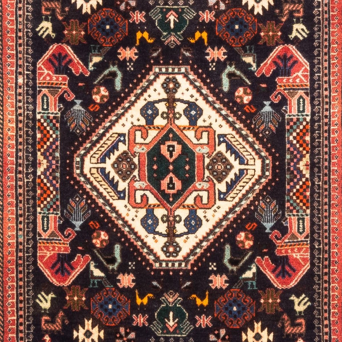 Loper Perzisch Tapijt - Nomadisch - 297 x 74 cm - donkerblauw