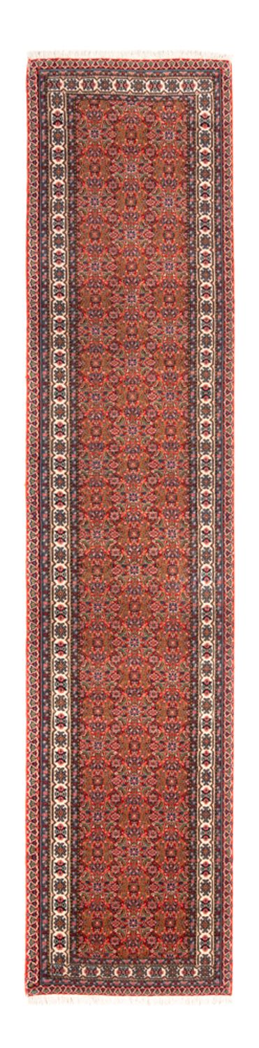 Loper Perzisch tapijt - Tabriz - 330 x 70 cm - rood