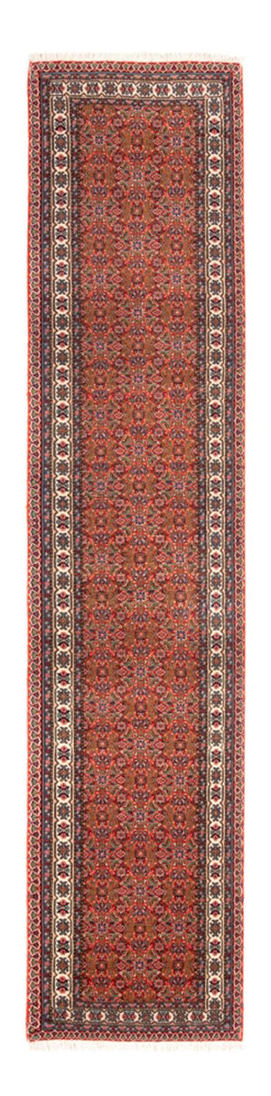 Loper Perzisch tapijt - Tabriz - 330 x 70 cm - rood