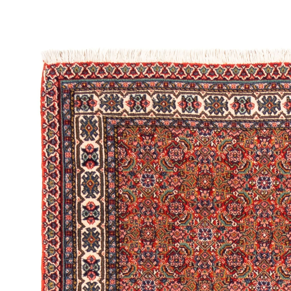 Loper Perzisch tapijt - Tabriz - 330 x 70 cm - rood