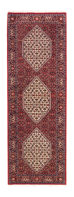 Loper Perzisch tapijt - Bijar - Koninklijk - 228 x 78 cm - crème