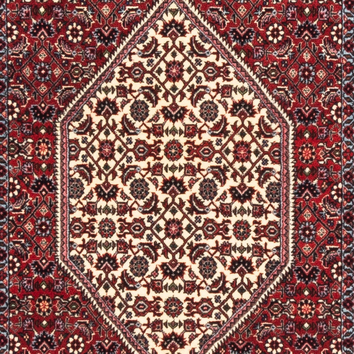 Loper Perzisch tapijt - Bijar - Koninklijk - 228 x 78 cm - crème