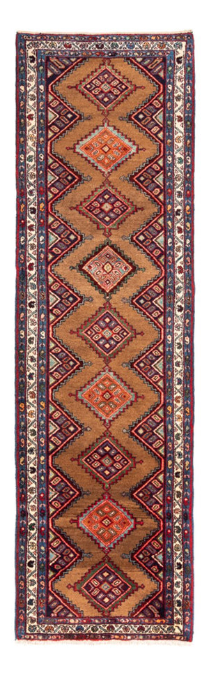 Loper Perzisch Tapijt - Nomadisch - 298 x 86 cm - bruin