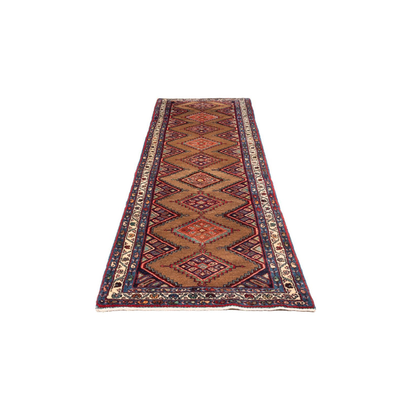 Loper Perzisch Tapijt - Nomadisch - 298 x 86 cm - bruin
