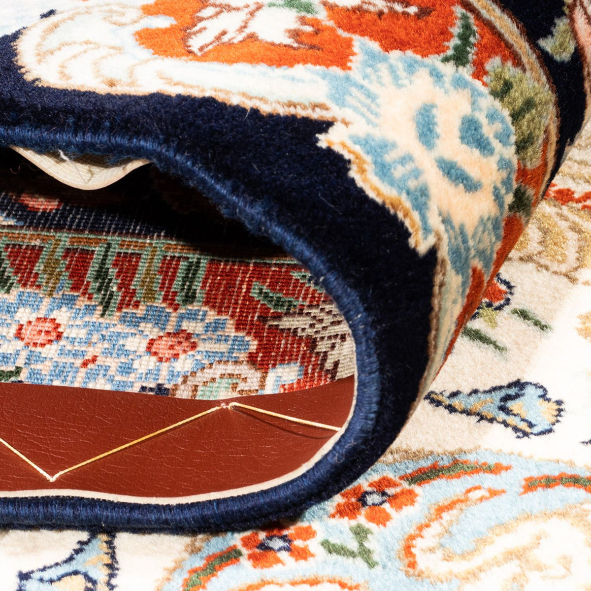 Loper Perzisch tapijt - Klassiek - 245 x 90 cm - donkerblauw