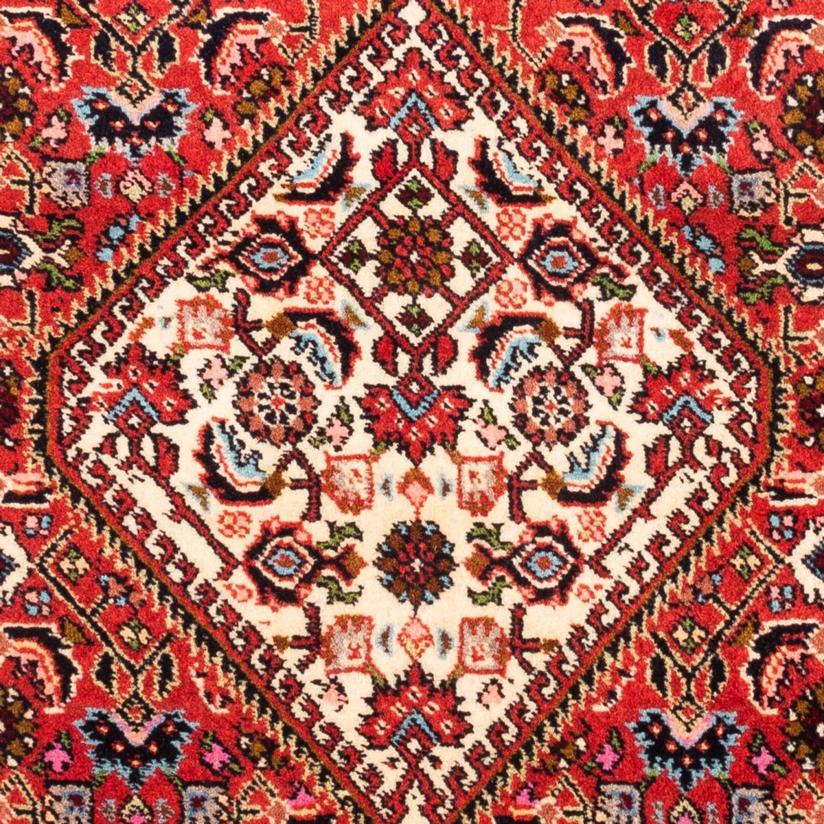 Perzisch tapijt - Bijar - Koninklijk - 86 x 63 cm - rood
