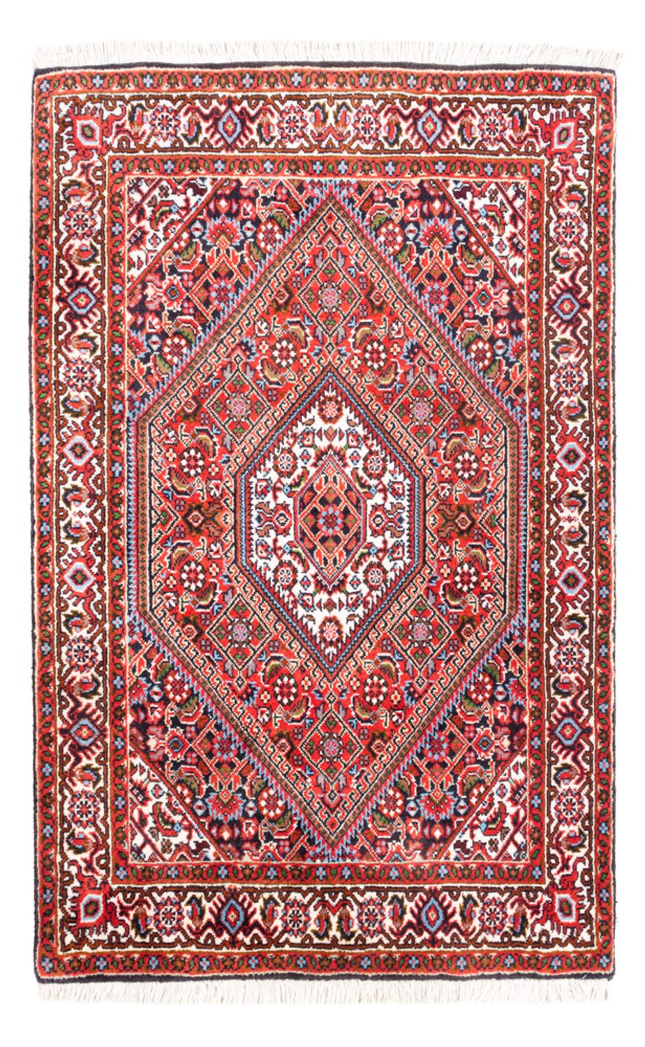 Perzisch tapijt - Bijar - Koninklijk - 108 x 70 cm - rood