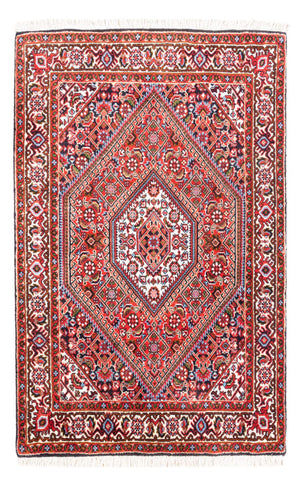 Perzisch tapijt - Bijar - Koninklijk - 108 x 70 cm - rood