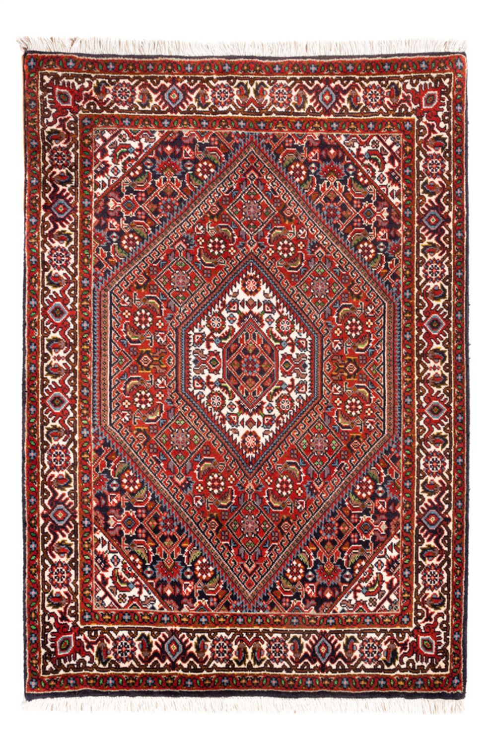 Perzisch tapijt - Bijar - Koninklijk - 100 x 72 cm - rood