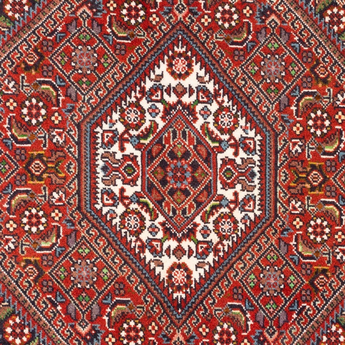 Perzisch tapijt - Bijar - Koninklijk - 100 x 72 cm - rood