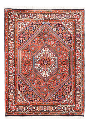 Perzisch tapijt - Bijar - Koninklijk - 90 x 77 cm - rood
