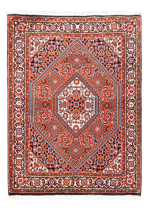 Perzisch tapijt - Bijar - Koninklijk - 90 x 77 cm - rood