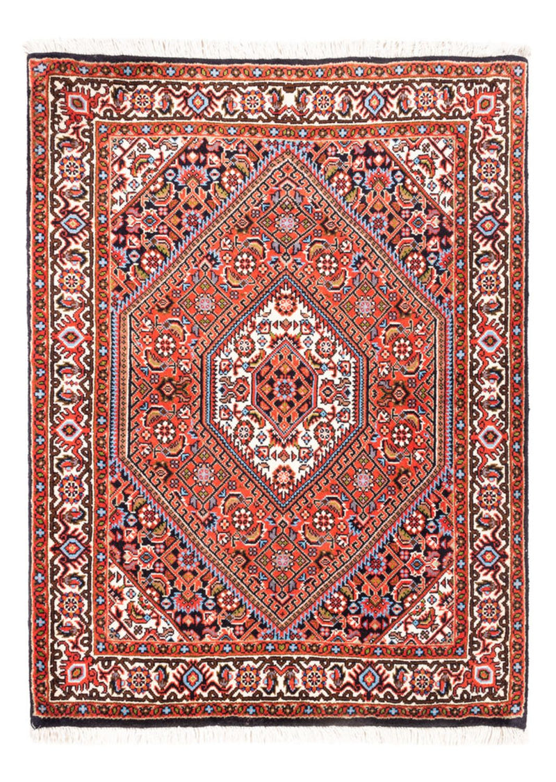 Perzisch tapijt - Bijar - Koninklijk - 90 x 77 cm - rood