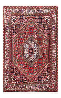 Perzisch tapijt - Bijar - Koninklijk - 104 x 70 cm - rood