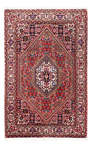 Perzisch tapijt - Bijar - Koninklijk - 104 x 70 cm - rood
