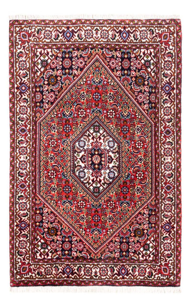 Perzisch tapijt - Bijar - Koninklijk - 104 x 70 cm - rood