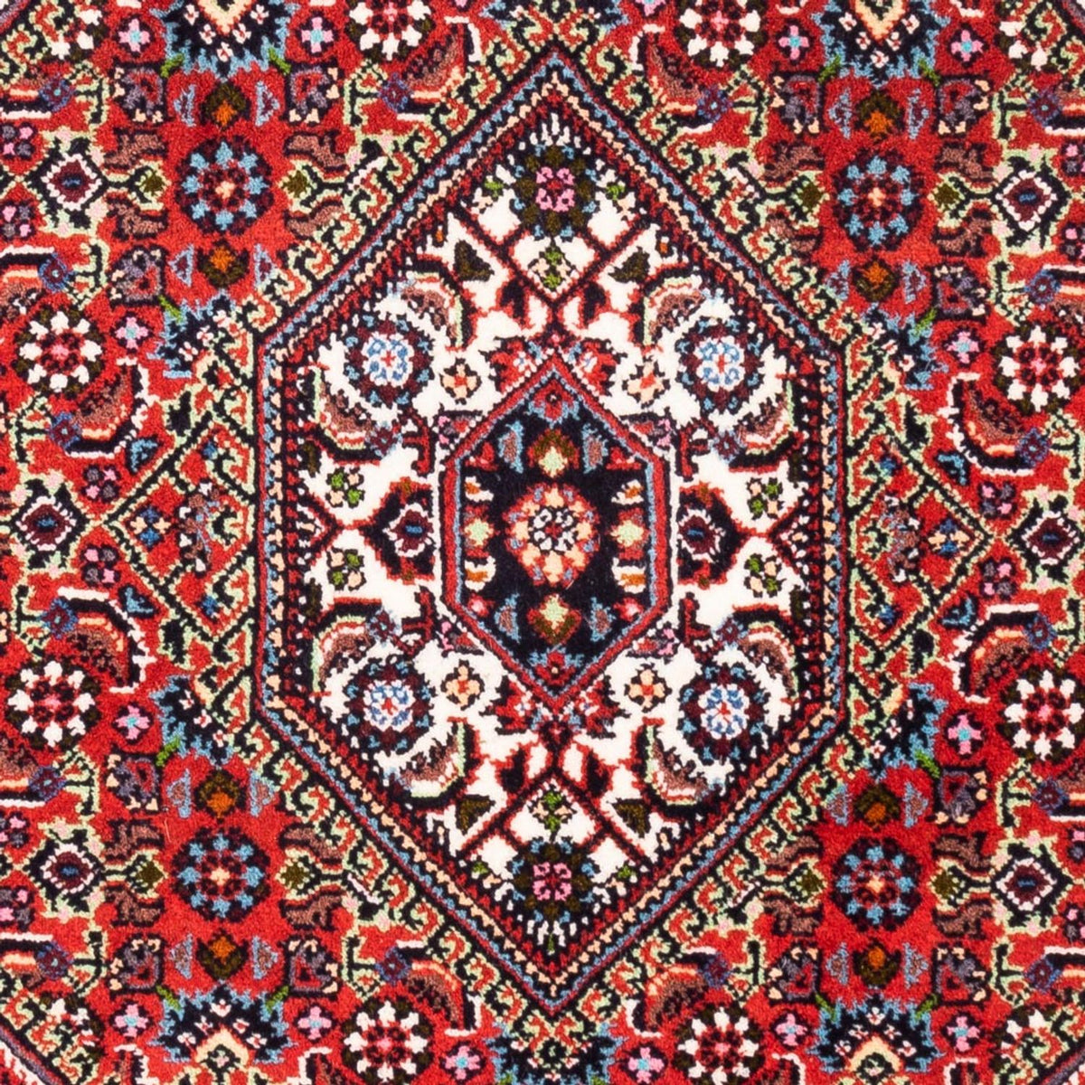 Perzisch tapijt - Bijar - Koninklijk - 104 x 70 cm - rood