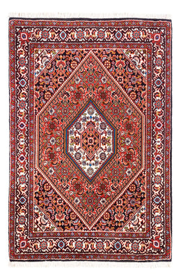 Perzisch tapijt - Bijar - Koninklijk - 104 x 72 cm - rood