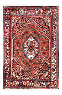 Perzisch tapijt - Bijar - Koninklijk - 104 x 72 cm - rood
