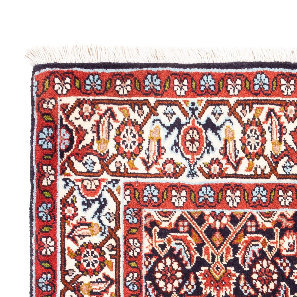 Perzisch tapijt - Bijar - Koninklijk - 98 x 72 cm - donkerblauw