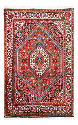 Perzisch tapijt - Bijar - Koninklijk - 102 x 72 cm - rood