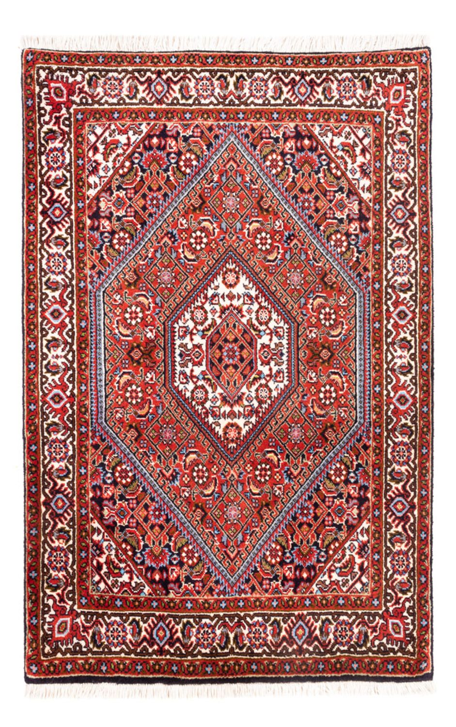Perzisch tapijt - Bijar - Koninklijk - 102 x 72 cm - rood