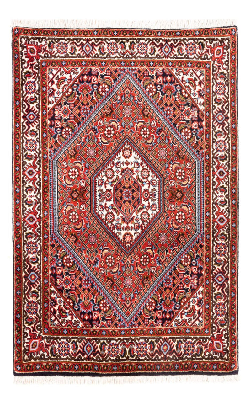 Perzisch tapijt - Bijar - Koninklijk - 102 x 72 cm - rood