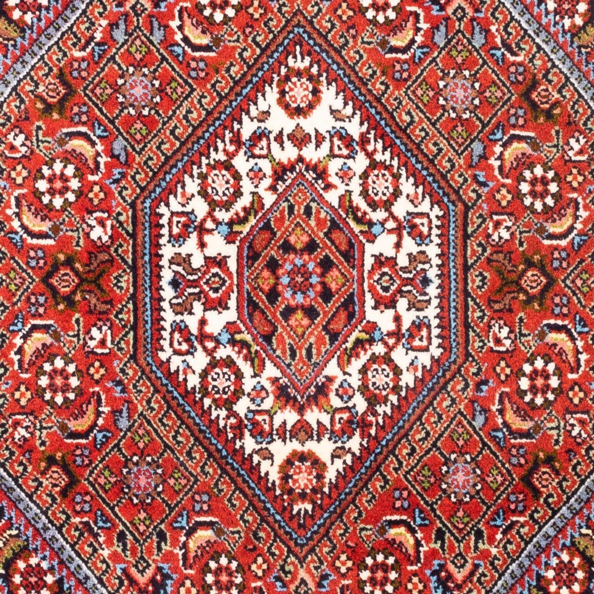 Perzisch tapijt - Bijar - Koninklijk - 102 x 72 cm - rood
