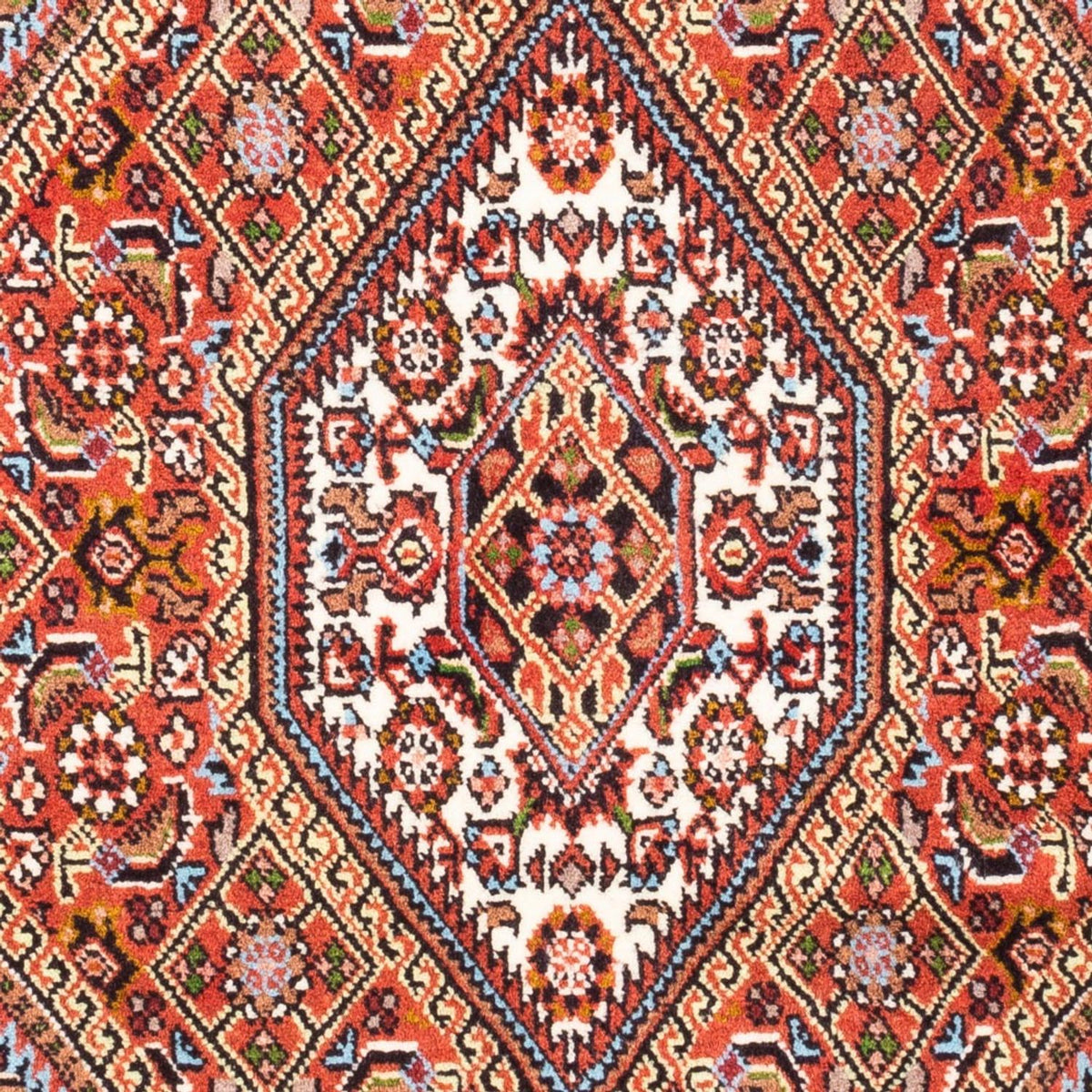 Perzisch tapijt - Bijar - Koninklijk - 113 x 70 cm - rood