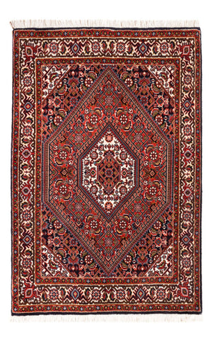 Perzisch tapijt - Bijar - Koninklijk - 104 x 70 cm - rood