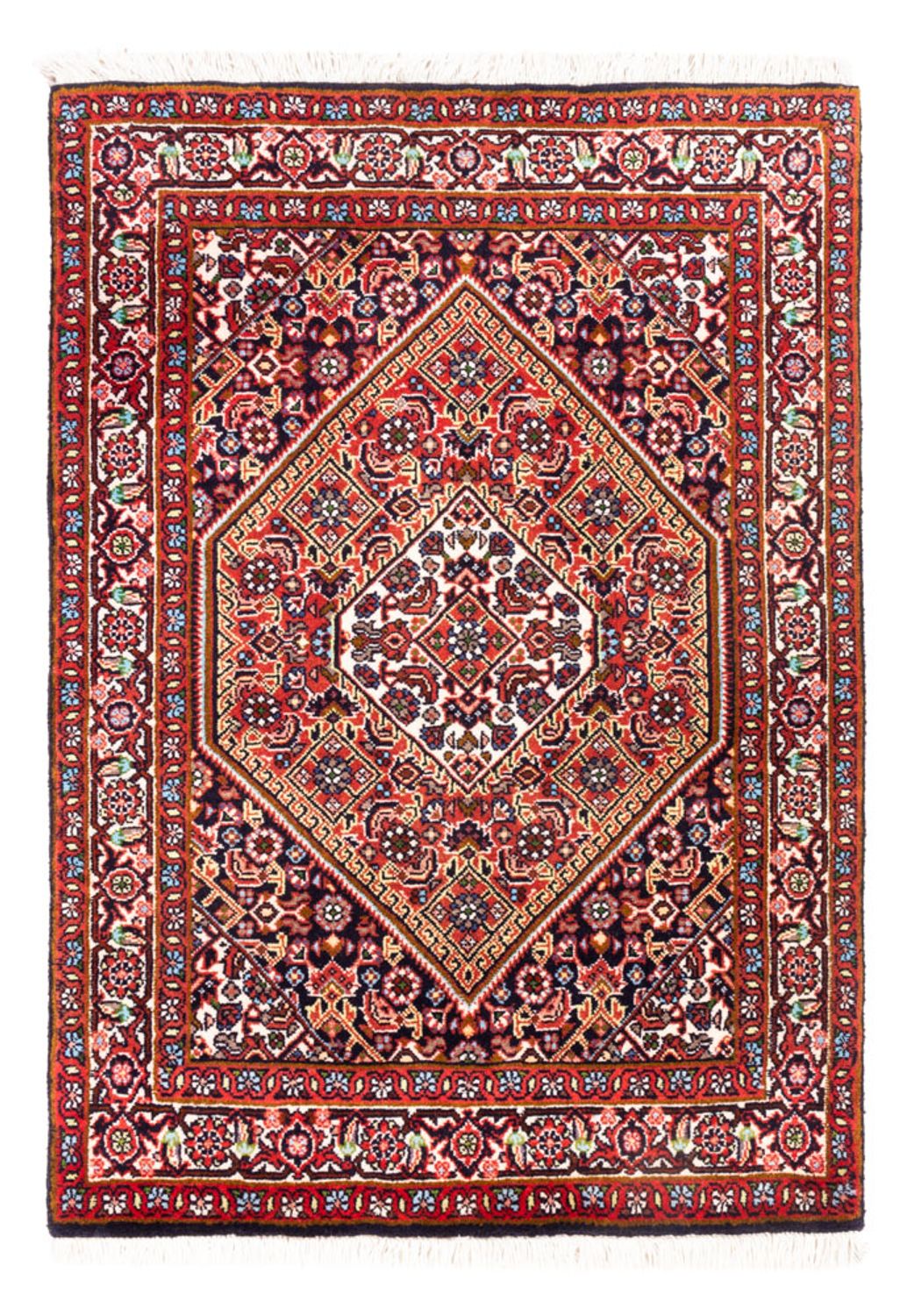 Perzisch tapijt - Bijar - Koninklijk - 98 x 68 cm - rood