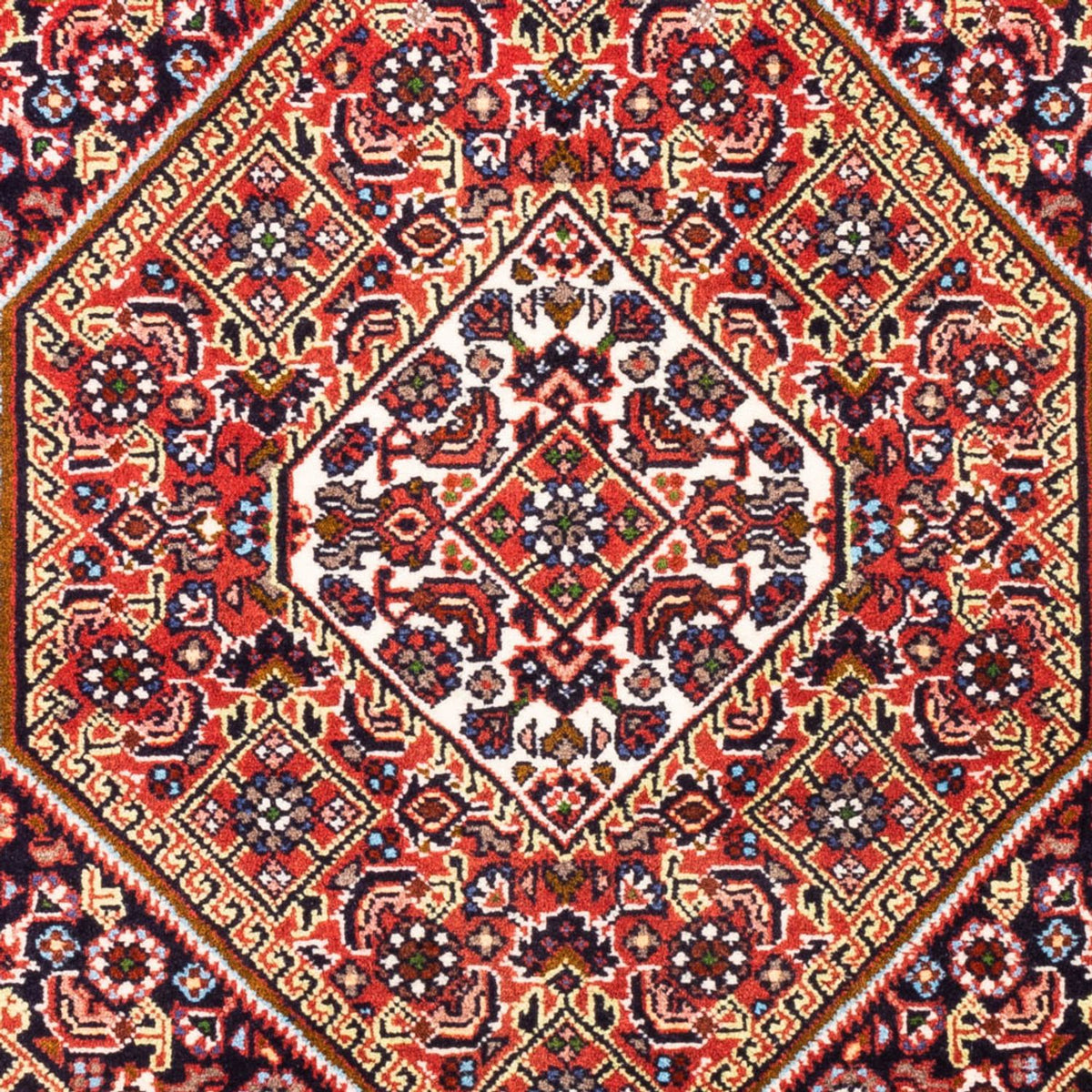 Perzisch tapijt - Bijar - Koninklijk - 98 x 68 cm - rood