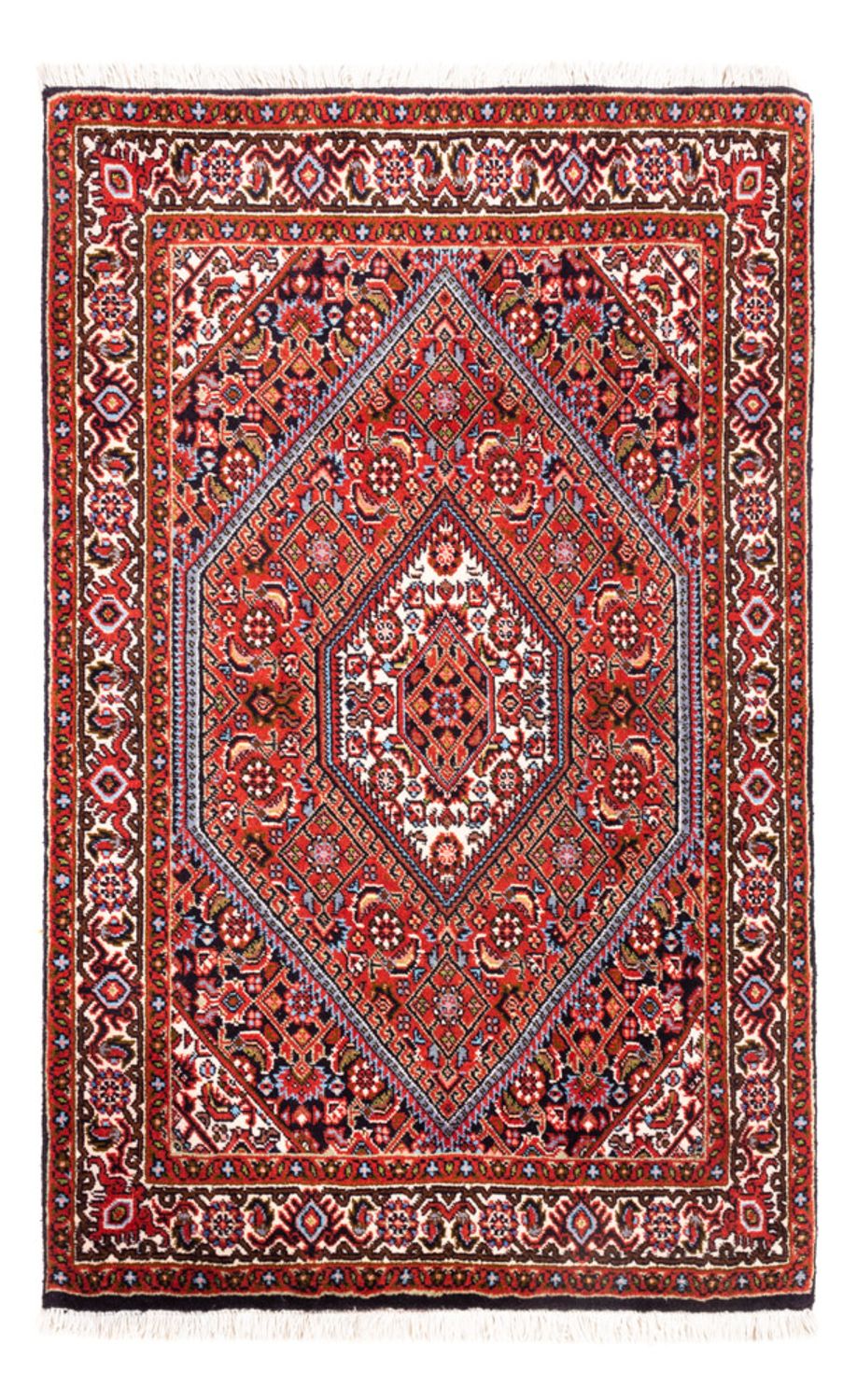 Perzisch tapijt - Bijar - Koninklijk - 105 x 70 cm - rood